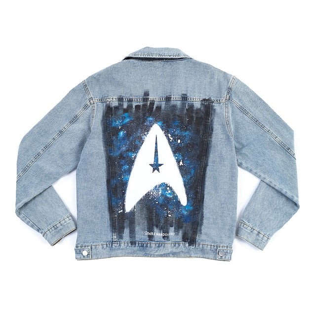 Star Trek Delta Hand-Painted Denim Jacket by Wren + Glory | Star