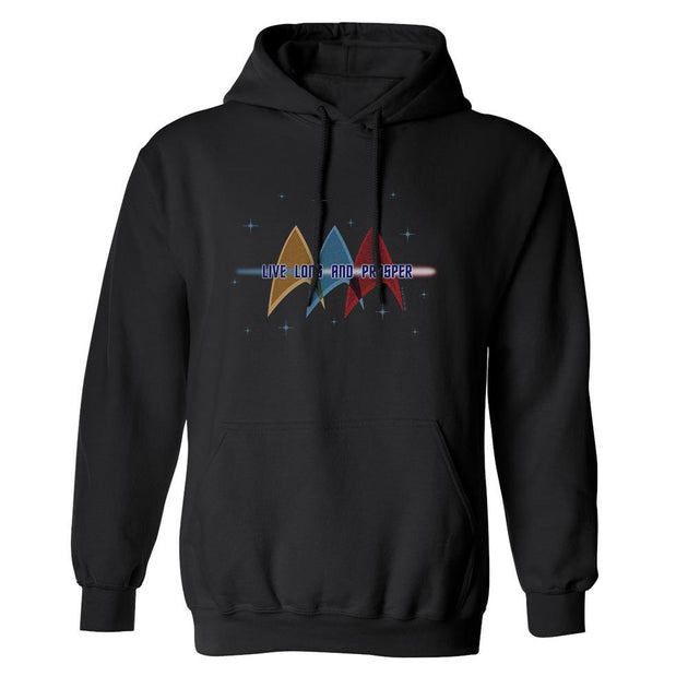 Star Trek The Original Series Live Long and Prosper Deltas Fleece Hoo Star Trek Shop Canada