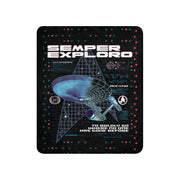 Star Trek The Original Series Enterprise Semper Exploro Sherpa Blanket