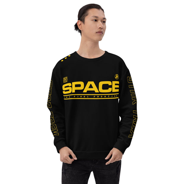Star Trek: The Original Series Space The Final Frontier Racing Crewneck Sweatshirt