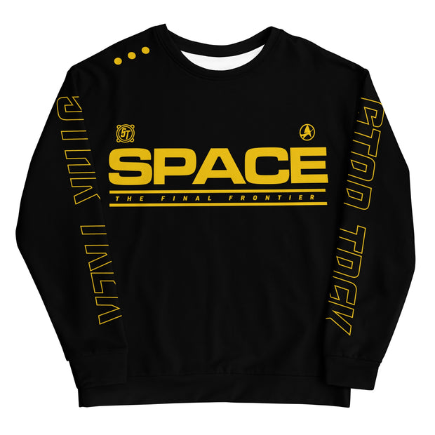 Star Trek: The Original Series Space The Final Frontier Racing Crewneck Sweatshirt