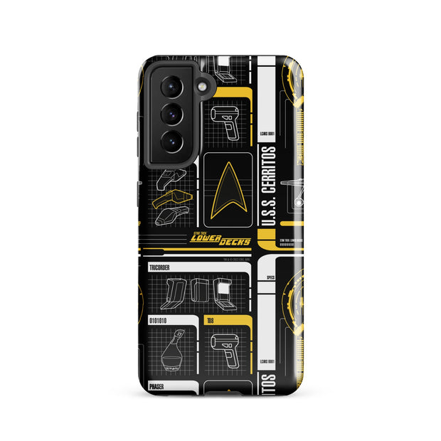 Star Trek: Lower Decks U.S.S Cerritos Pattern Tough Phone Case - Samsung