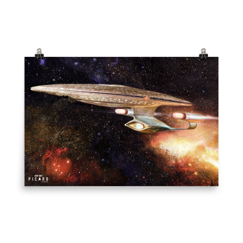 Star Trek: Picard Enterprise 1701-D Ready Room Painting Premium Matte Paper Poster
