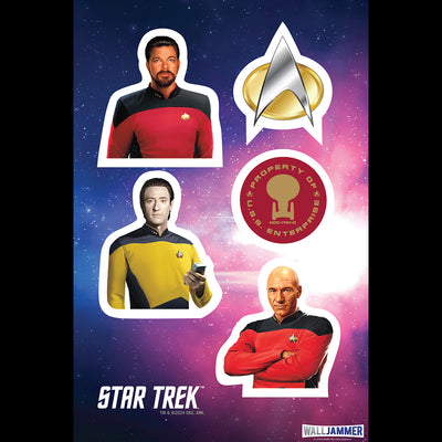 Star Trek: The Next Generation Wall Sticker Sheet