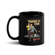 Star Trek: The Original Series Phasers To Stun Black Mug