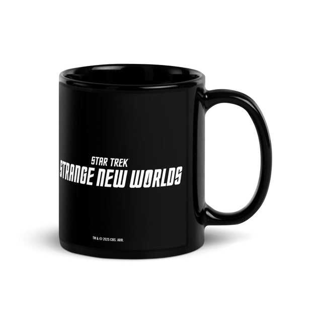 Star Trek: Strange New Worlds Season 3 Black Glossy Mug