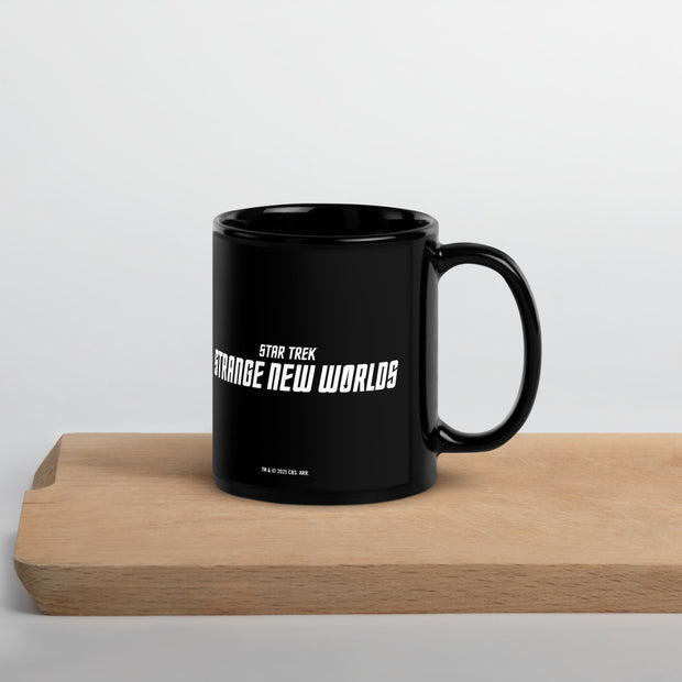 Star Trek: Strange New Worlds Season 3 Black Glossy Mug