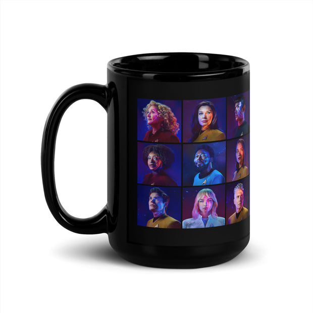 Star Trek: Strange New Worlds Season 3 Black Glossy Mug