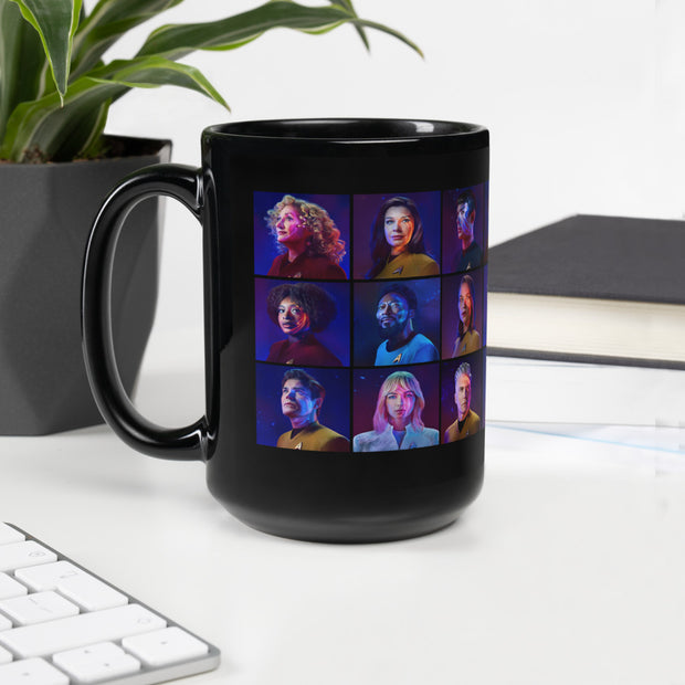 Star Trek: Strange New Worlds Season 3 Black Glossy Mug