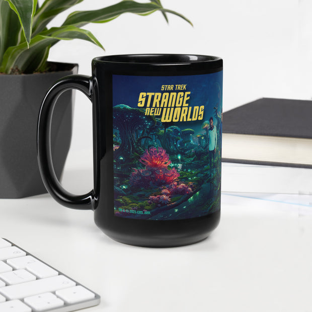 Star Trek: Strange New Worlds Season 3 Black Glossy Mug