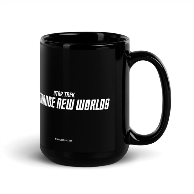 Star Trek: Strange New Worlds Season 3 Black Glossy Mug