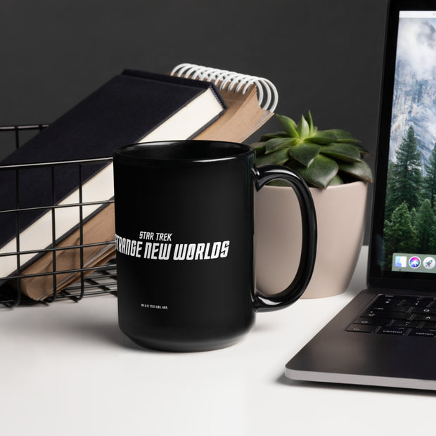 Star Trek: Strange New Worlds Season 3 Black Glossy Mug