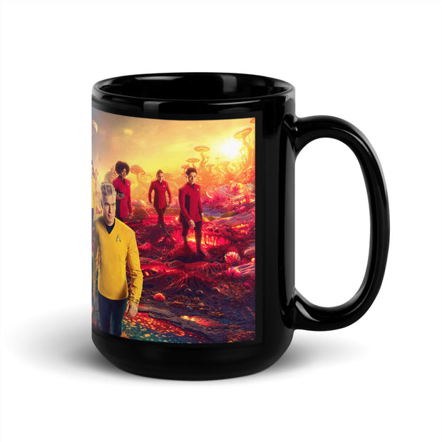 Star Trek: Strange New Worlds Season 3 Black Glossy Mug