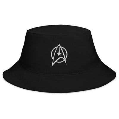 Star Trek: The Original Series Delta Embroidered Adult Flexfit Bucket Hat  Black