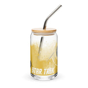 Star Trek: The Original Series Enterprise Can Shaped Glass