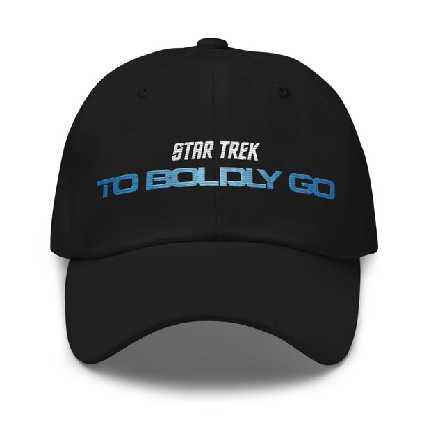 Star Trek To Boldly Go Embroidered Dad Hat