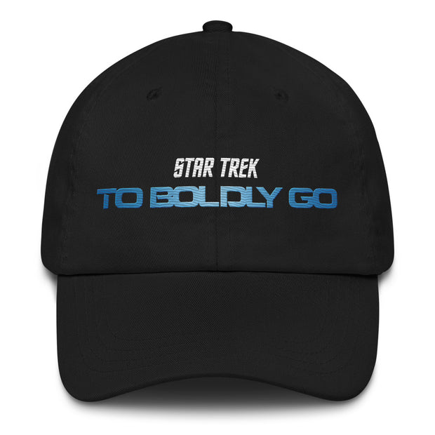 Star Trek To Boldly Go Embroidered Dad Hat