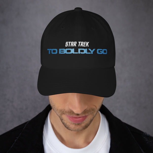 Star Trek To Boldly Go Embroidered Dad Hat