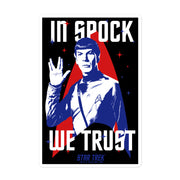 Star Trek In Spock We Trust Sticker