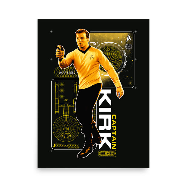 Star Trek: The Original Series Captain Kirk Poster