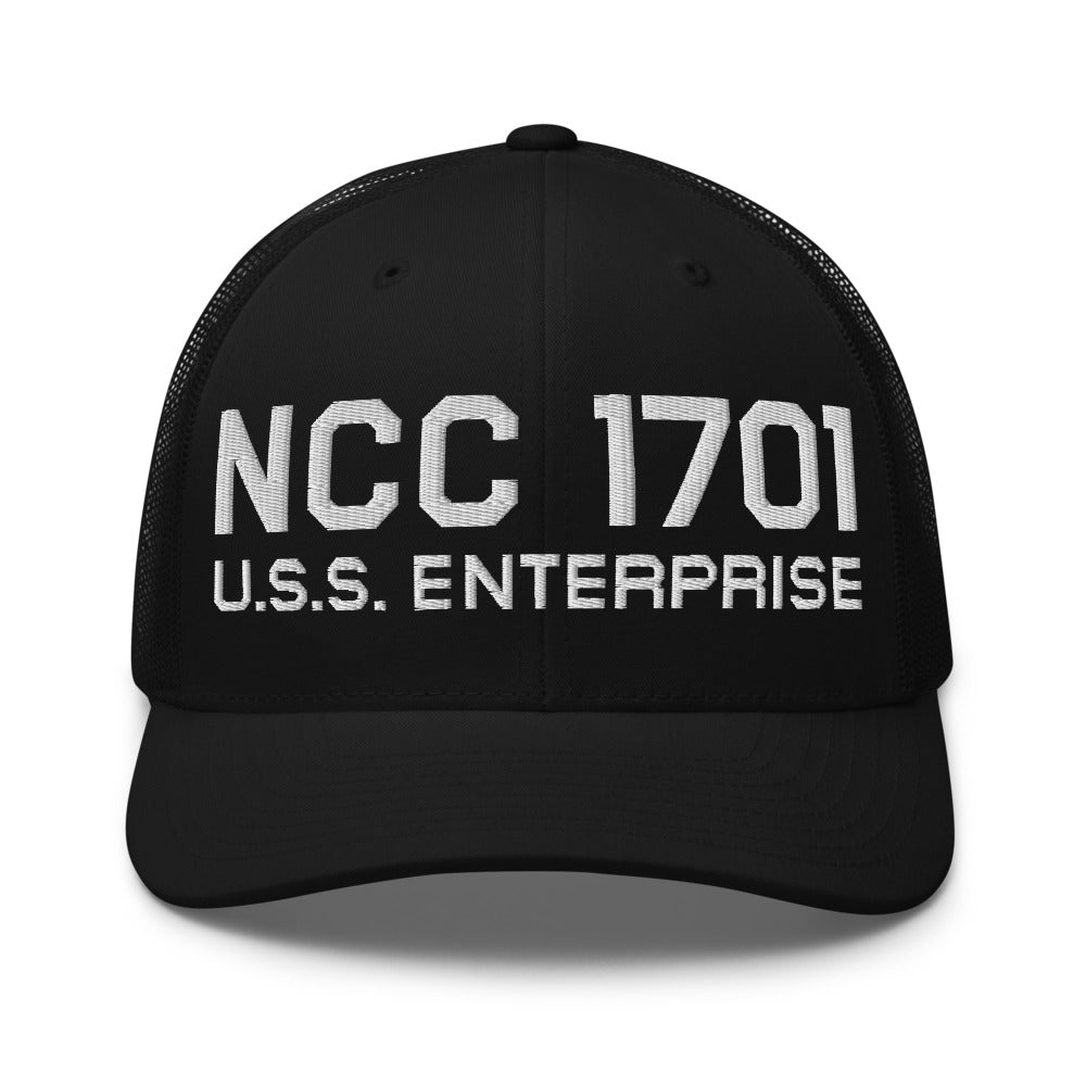 Star Trek Enterprise NCC-1701 Retro Trucker Embroidered Hat