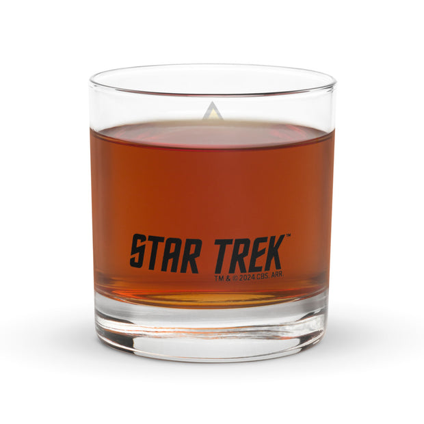 Star Trek: The Original Series Command Delta Rocks Glass