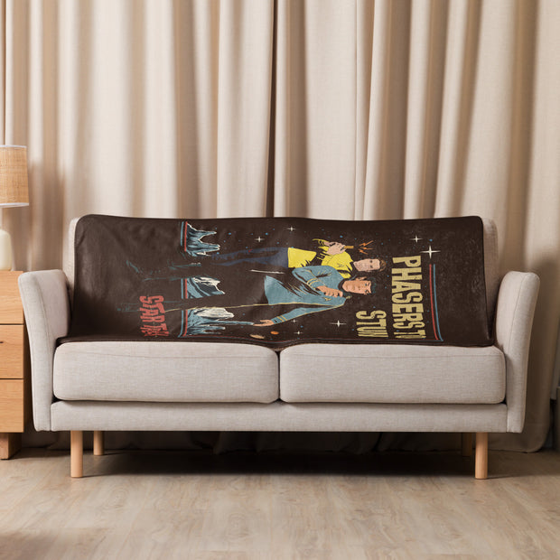 Star Trek: The Original Series Phasers To Stun Premium Sherpa Blanket