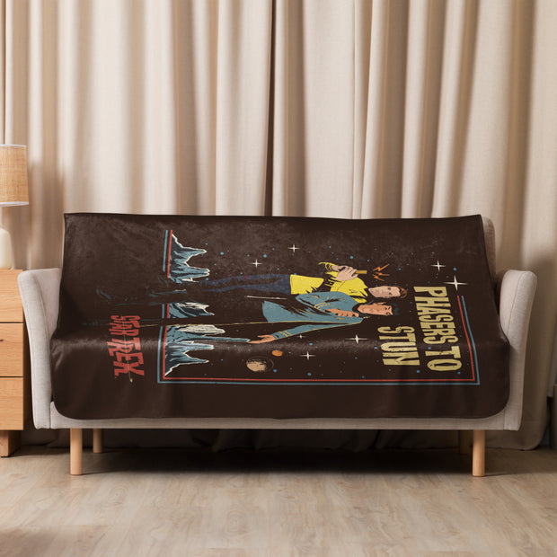 Star Trek: The Original Series Phasers To Stun Premium Sherpa Blanket