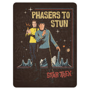 Star Trek: The Original Series Phasers To Stun Premium Sherpa Blanket
