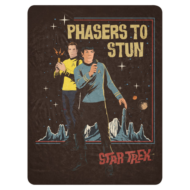 Star Trek: The Original Series Phasers To Stun Premium Sherpa Blanket