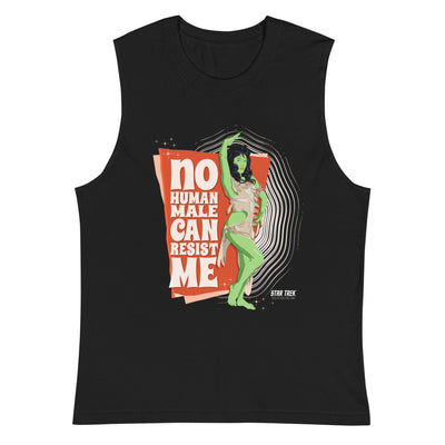 Star Trek: The Original Series No Human Male Can Resist Me Unisex Muscle Tank Top