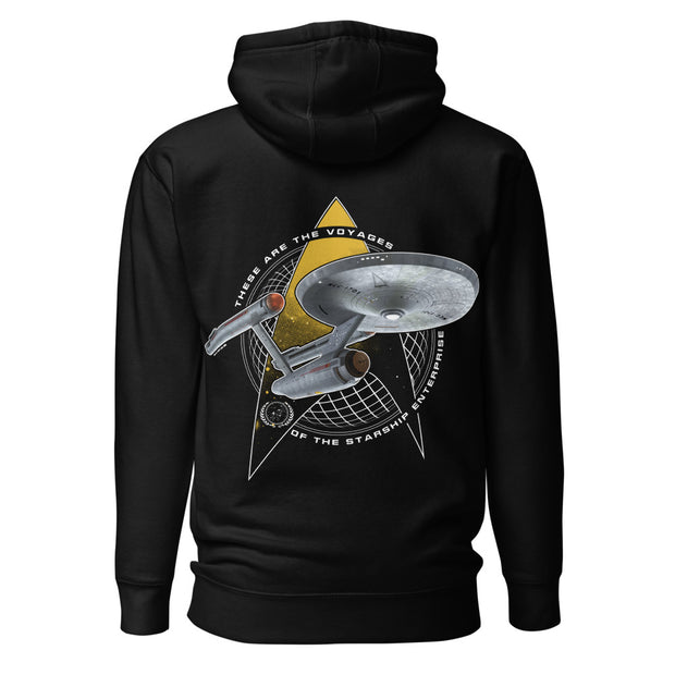 Star Trek: The Original Series These Are The Voyages Unisex Hoodie