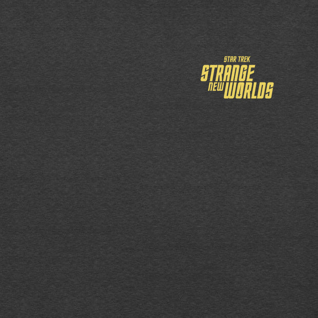 Star Trek: Strange New Worlds Season 3 Unisex T-Shirt Dark Grey Heather
