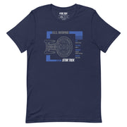 Star Trek: The Next Generation 1701-D Schematic Unisex T-Shirt