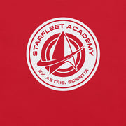 Star Trek Starfleet Academy Logo Adult T-Shirt Red