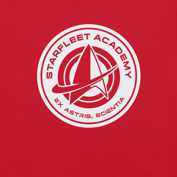Star Trek Starfleet Academy Logo Adult T-Shirt Red