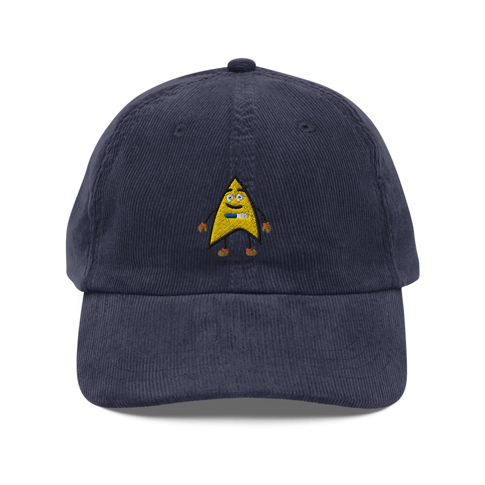 Star Trek Badgey Vintage Corduroy Embroidered Cap | Star
