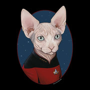 Star Trek: The Next Generation Picard Cat Portrait Adult Short Sleeve T-Shirt