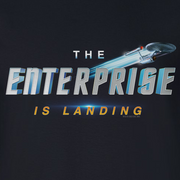Star Trek: The Original Series The Enterprise is Landing Men's Short Sleeve T-Shirt