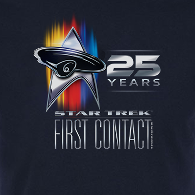 Star Trek: First Contact 25th Anniversary Adult Short Sleeve T-Shirt