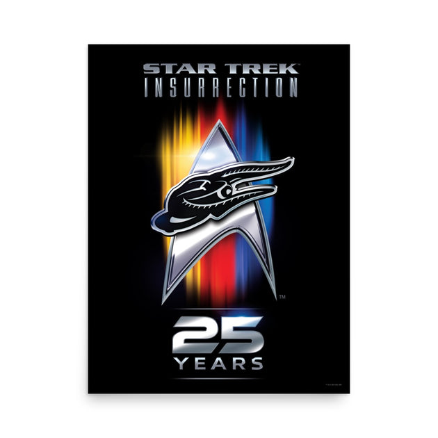 Star Trek IX: Insurrection 25th Anniversary Poster | Star Trek Shop ...