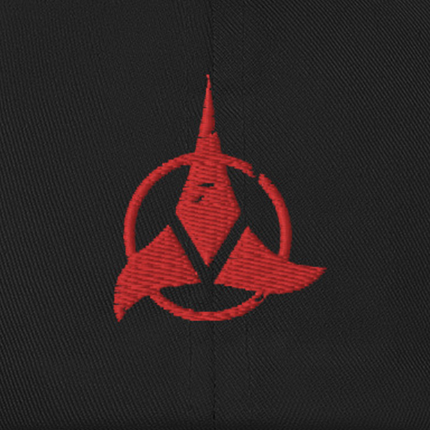 Star Trek Klingon Red Logo Embroidered Hat