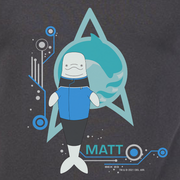 Star Trek: Lower Decks Matt Cetacean Ops Delta Logo Adult Short Sleeve T-Shirt