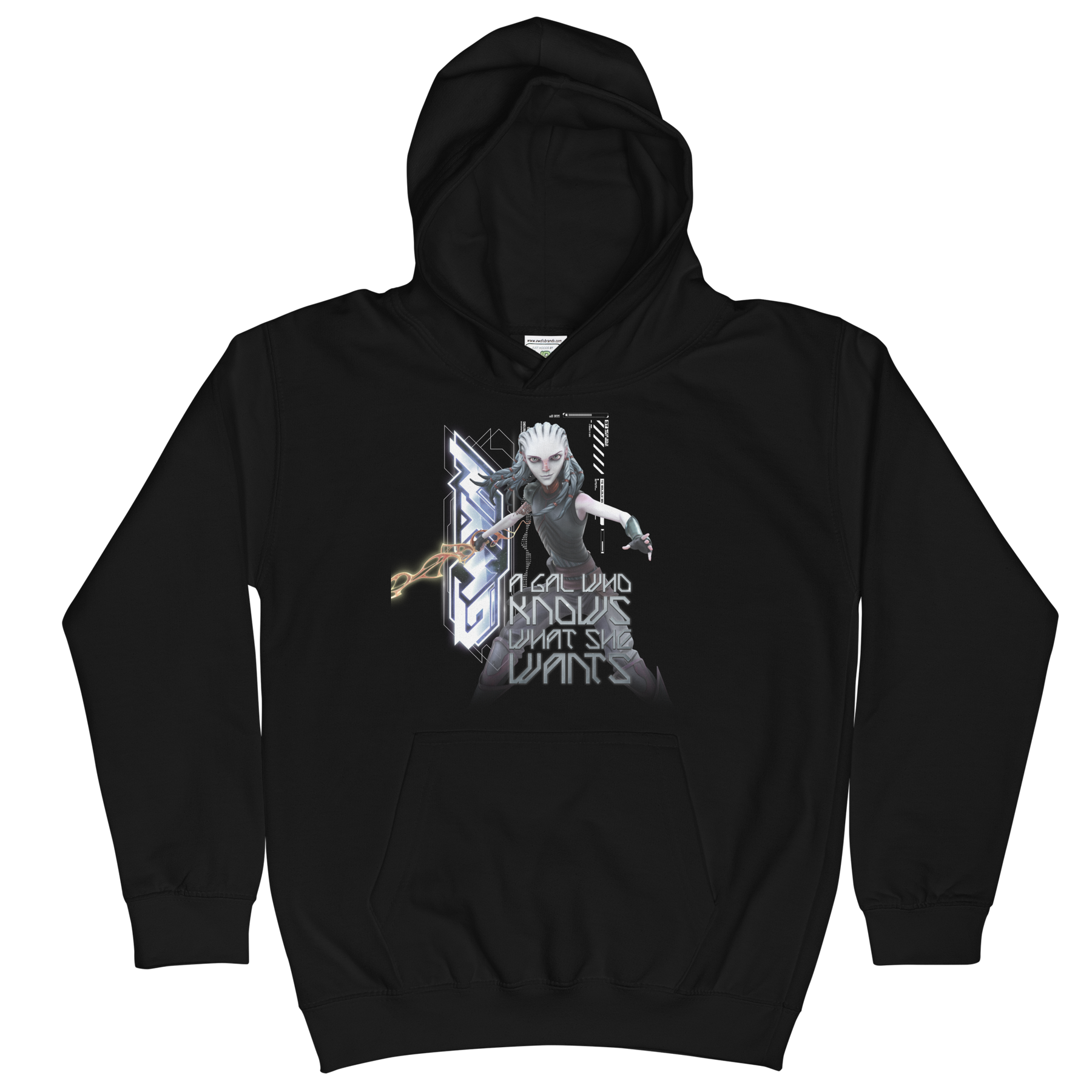 Kids black hotsell hooded sweatshirt