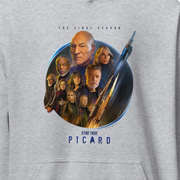 Star Trek: Picard Season 3 Cast Adult Hooded Sweatshirt