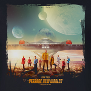 Star Trek: Strange New Worlds Landing Party Key Art Men's Short Sleeve T-Shirt