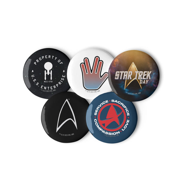 Star Trek Day Set of 5 Exclusive Pins