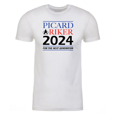 Star Trek: The Next Generation Picard & Riker 2024 Adult Short Sleeve T-Shirt