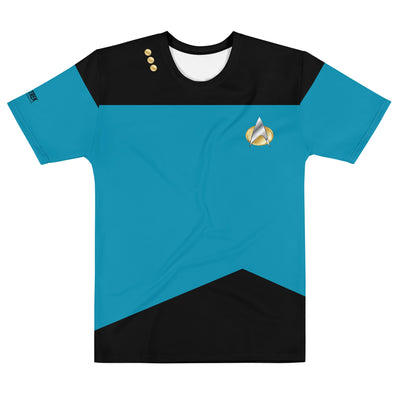 Star Trek: The Next Generation Science Uniform T-Shirt