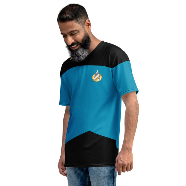 Star Trek: The Next Generation Science Uniform T-Shirt
